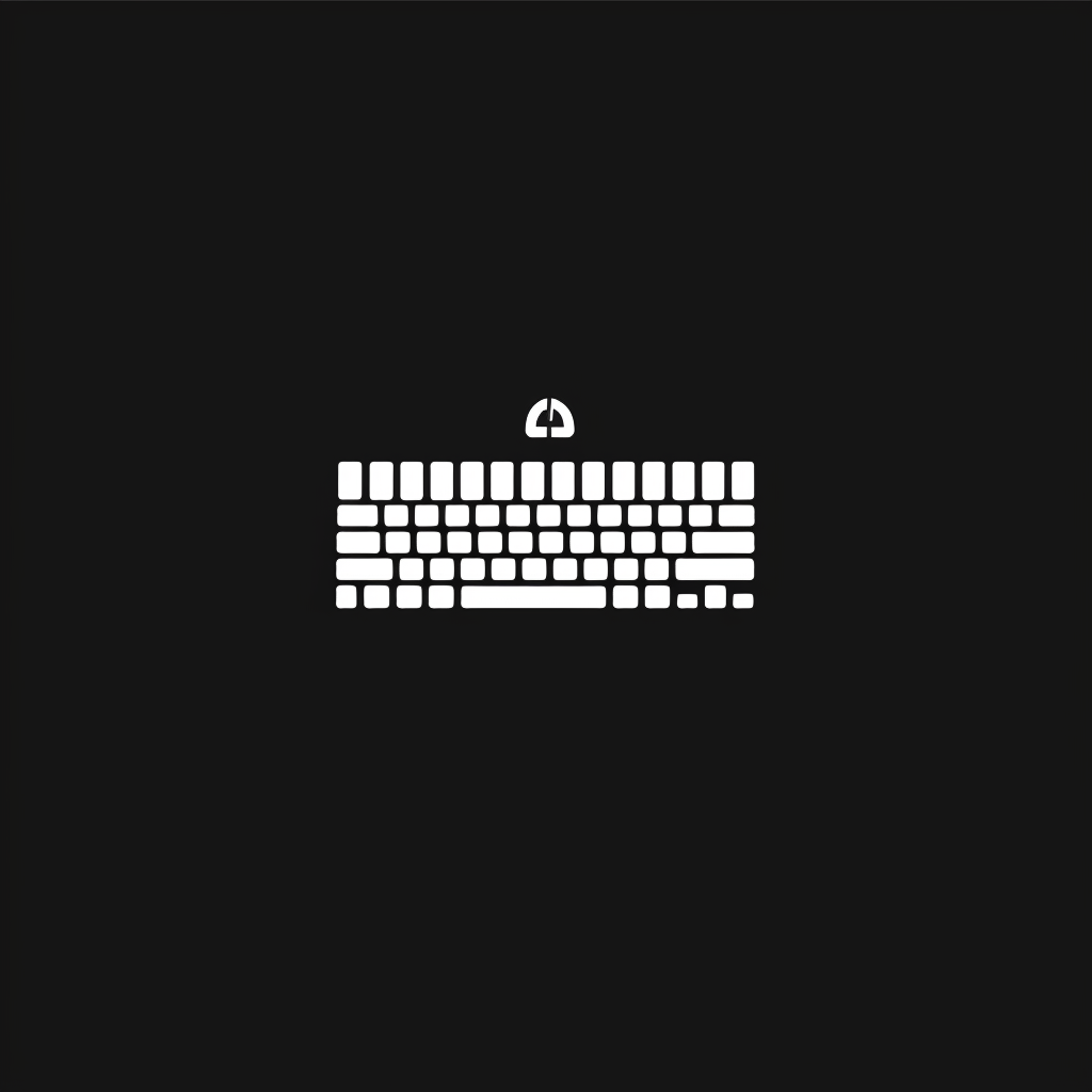 Minimal Keycap Brand Logo Vector