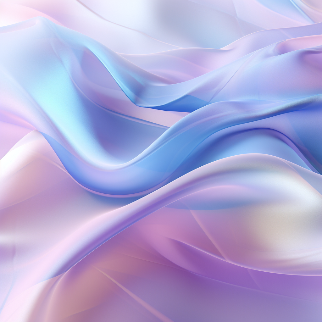 Abstract blue and purple ethereal illustration