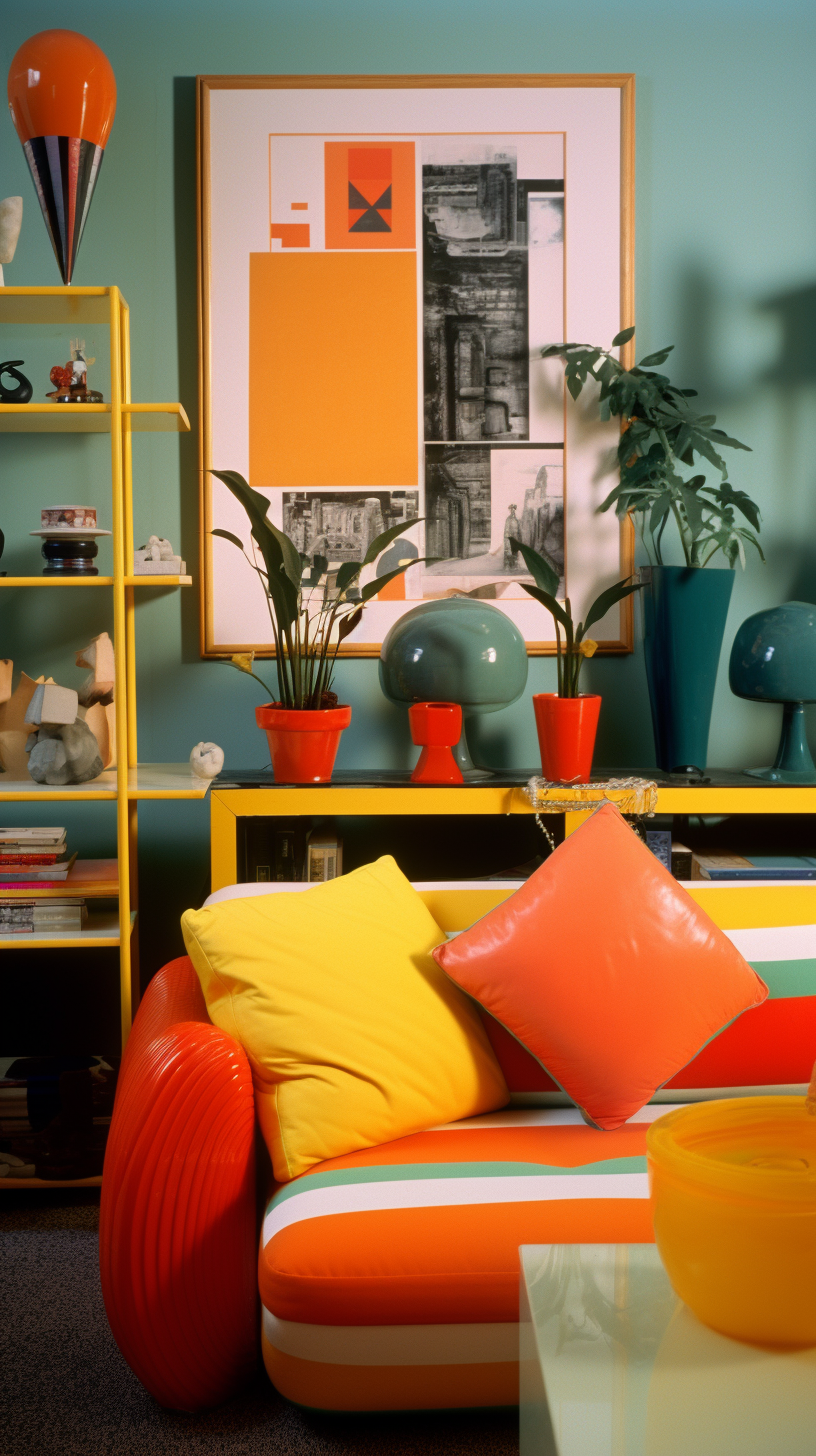 1980s interior design trends apartment