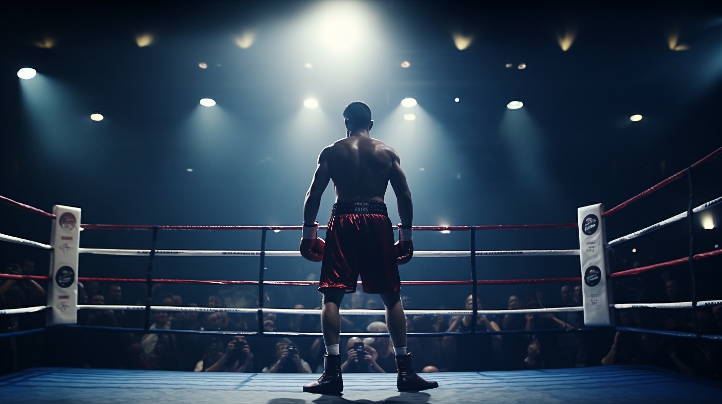 Bell Hitting Referee in Boxing Match