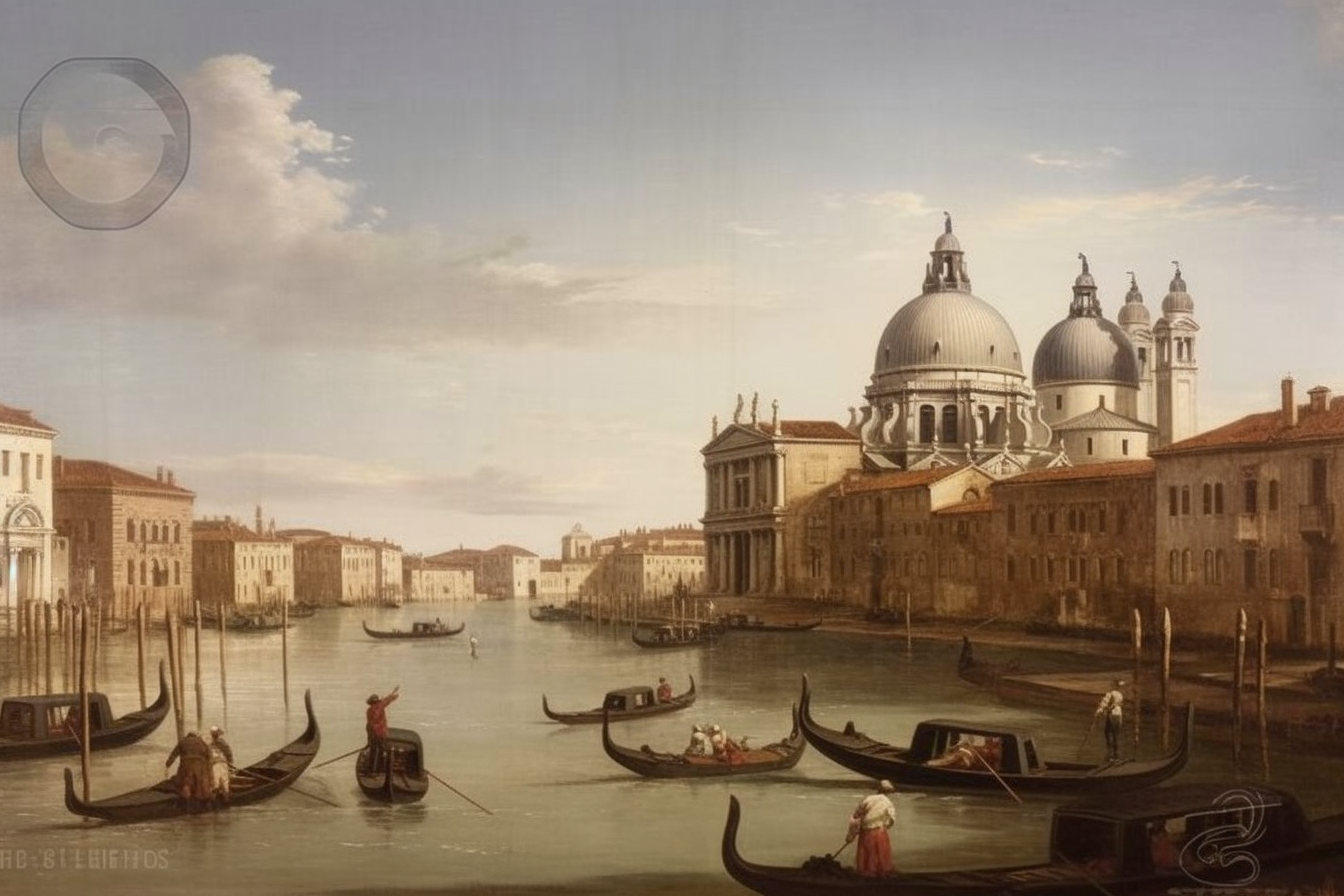 Canaletto's painting of the Grand Canal Salute