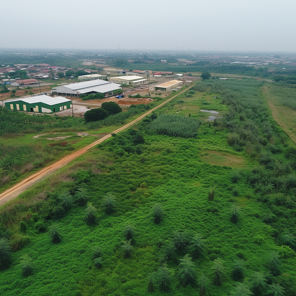 Canon 5D Drone Photo Bamboo Forest Nigeria