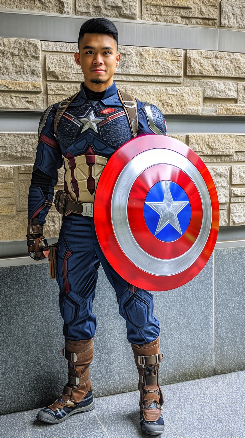 Captain America with Philippine Flag Shield