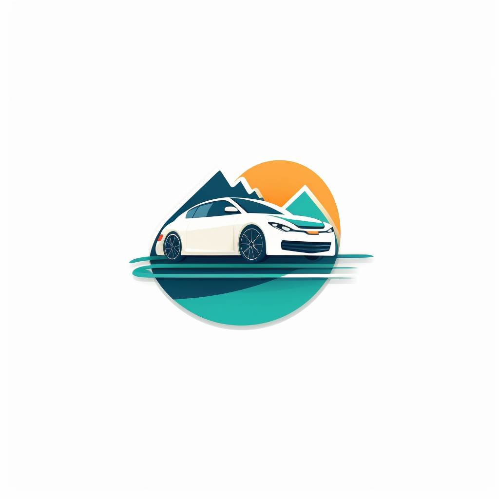 Minimalist car sale logo design