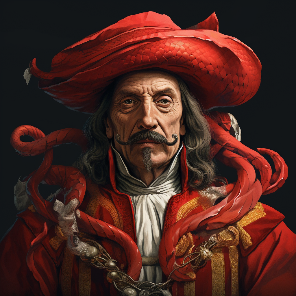 Cardinal Richelieu Snake Illustration