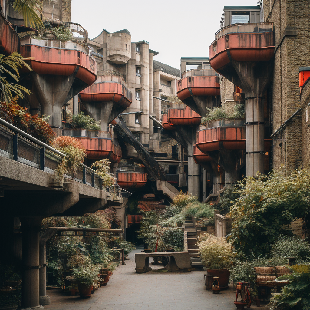 Castlepunk Barbican architecture photo