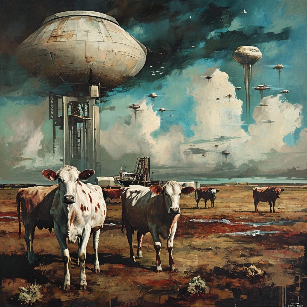 Cattle farm on Venus