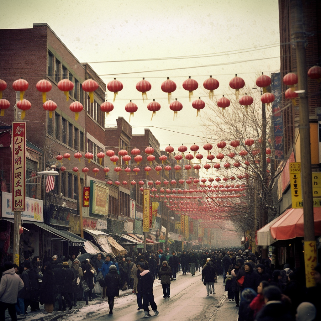 Celebration China New Year Toronto Chinatown