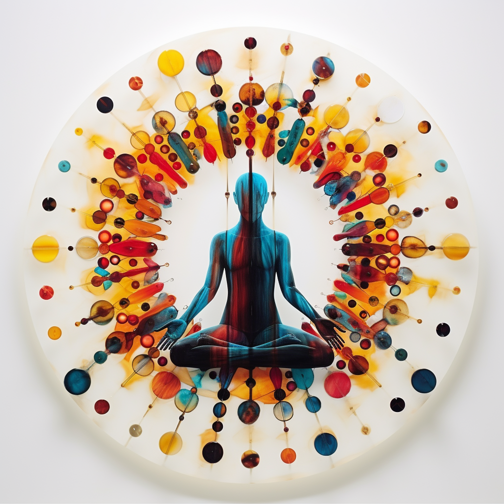 Chakras Meditation Contemporary Art by Damien Hirst