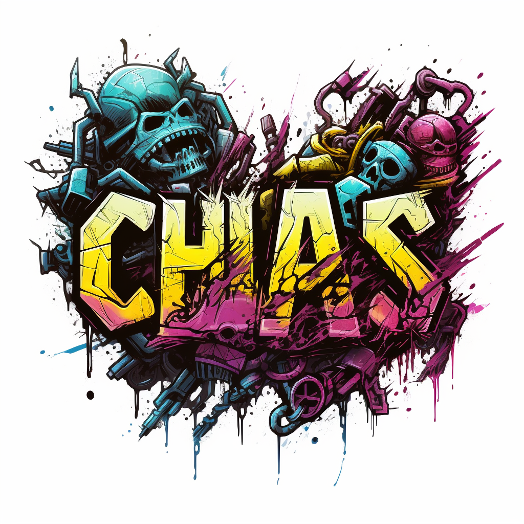 Stylized Chaos Urban Grafitti Image