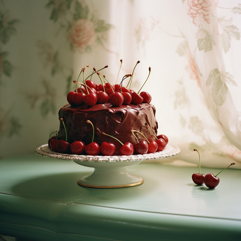 Stunning Hyperrealistic Image of a Cherry