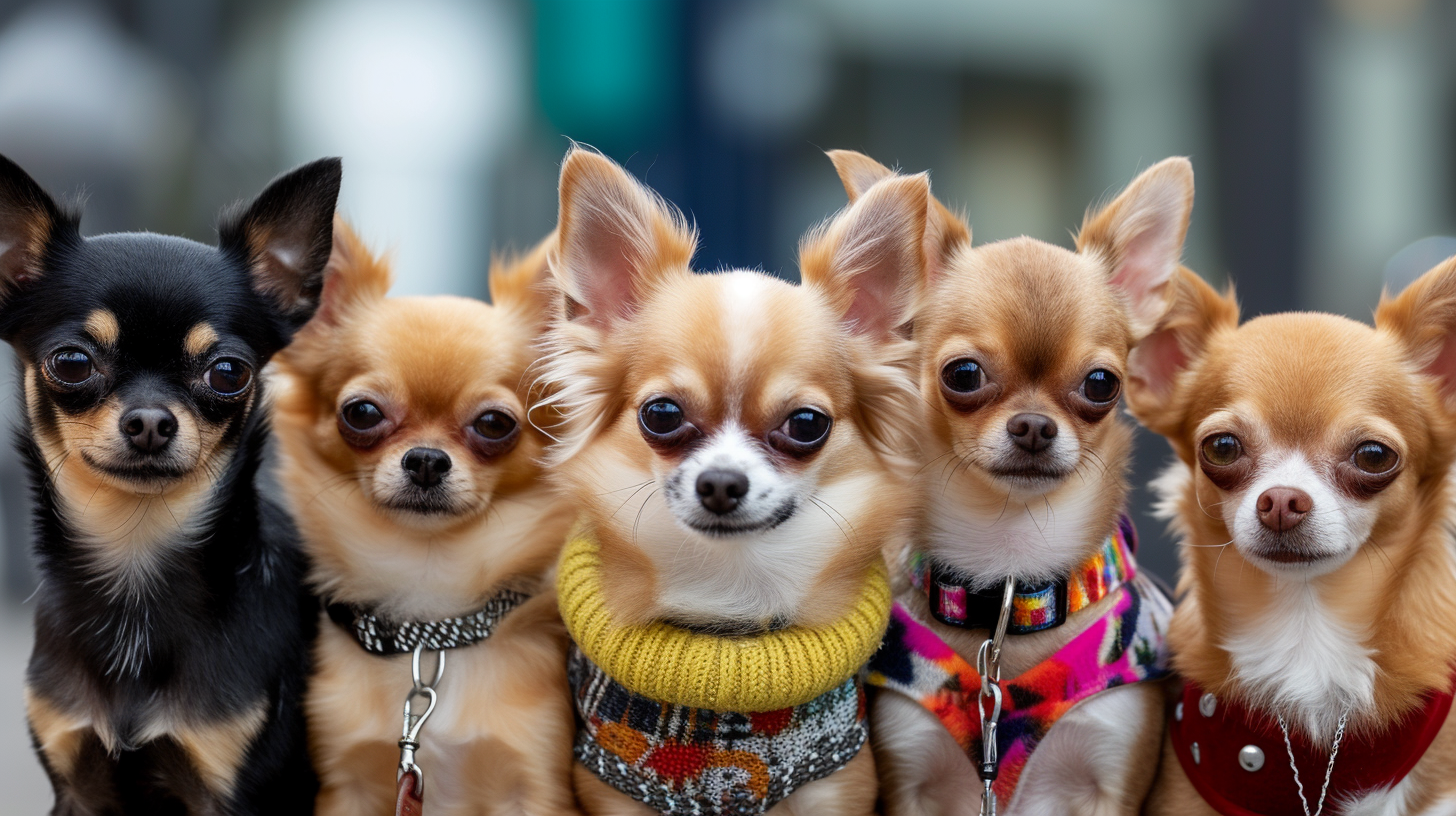 Chihuahua dog street gang