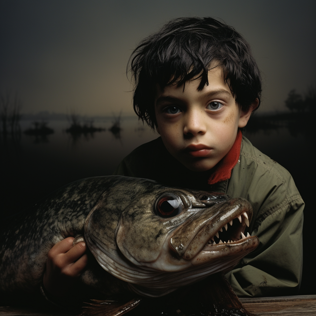 Child with Catfish Features Image