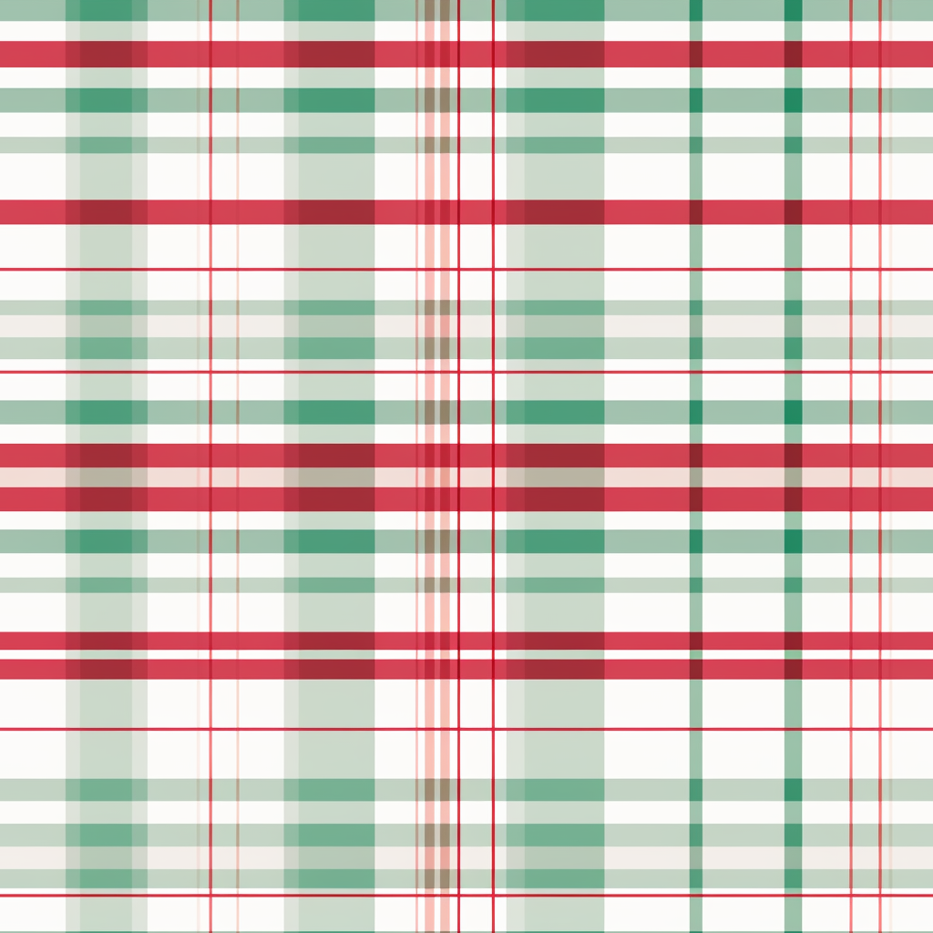 Festive holiday plaid design