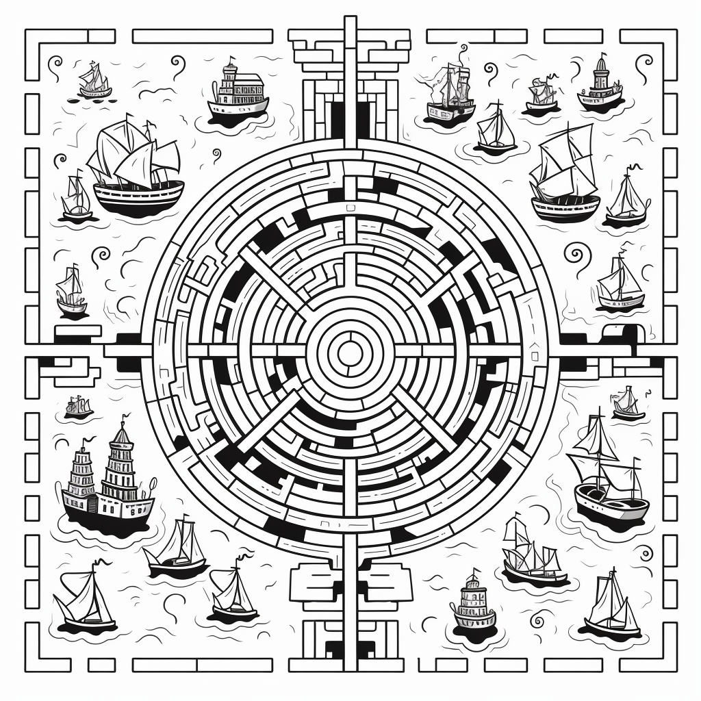 Educational Christopher Columbus Maze