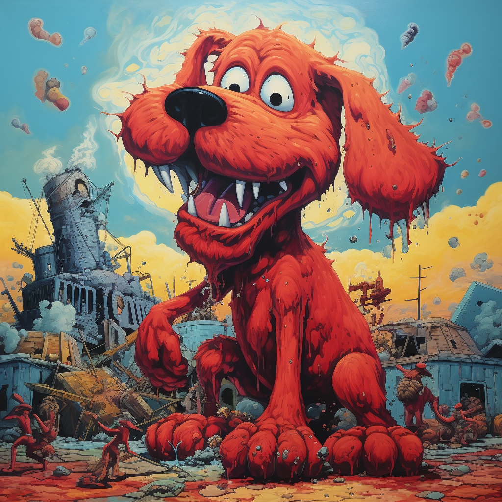 Trippie Clifford, the big red dog