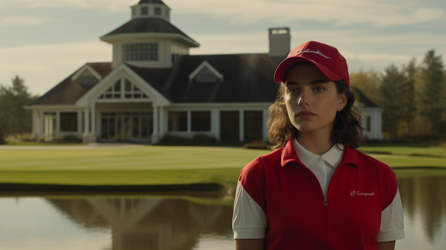 Samantha in money heist at golf club