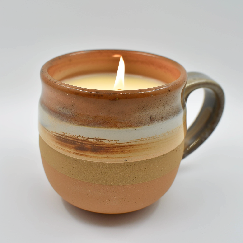 Coffee mug candle image