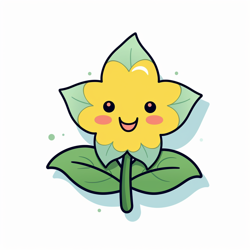 Cute and Colorful Smiling Daffodil