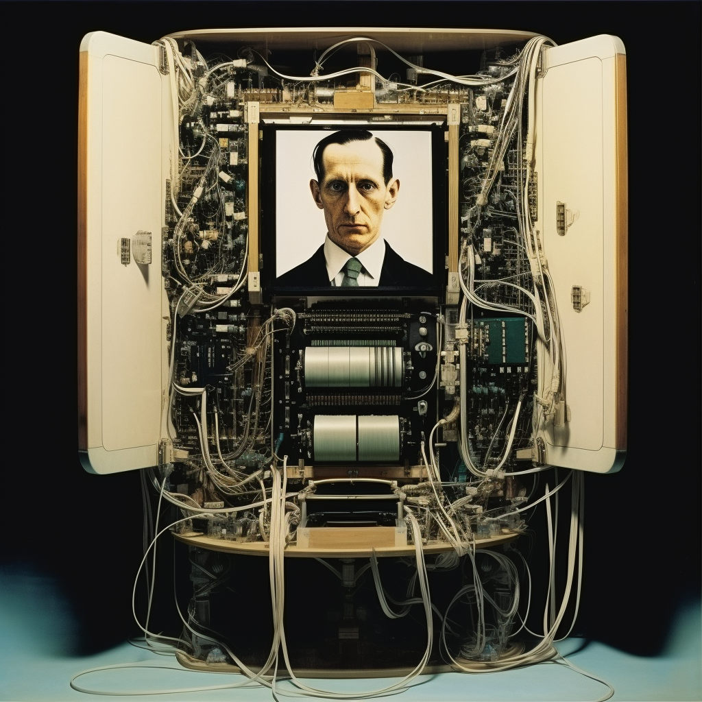 Computer-made Marcel Duchamp artwork