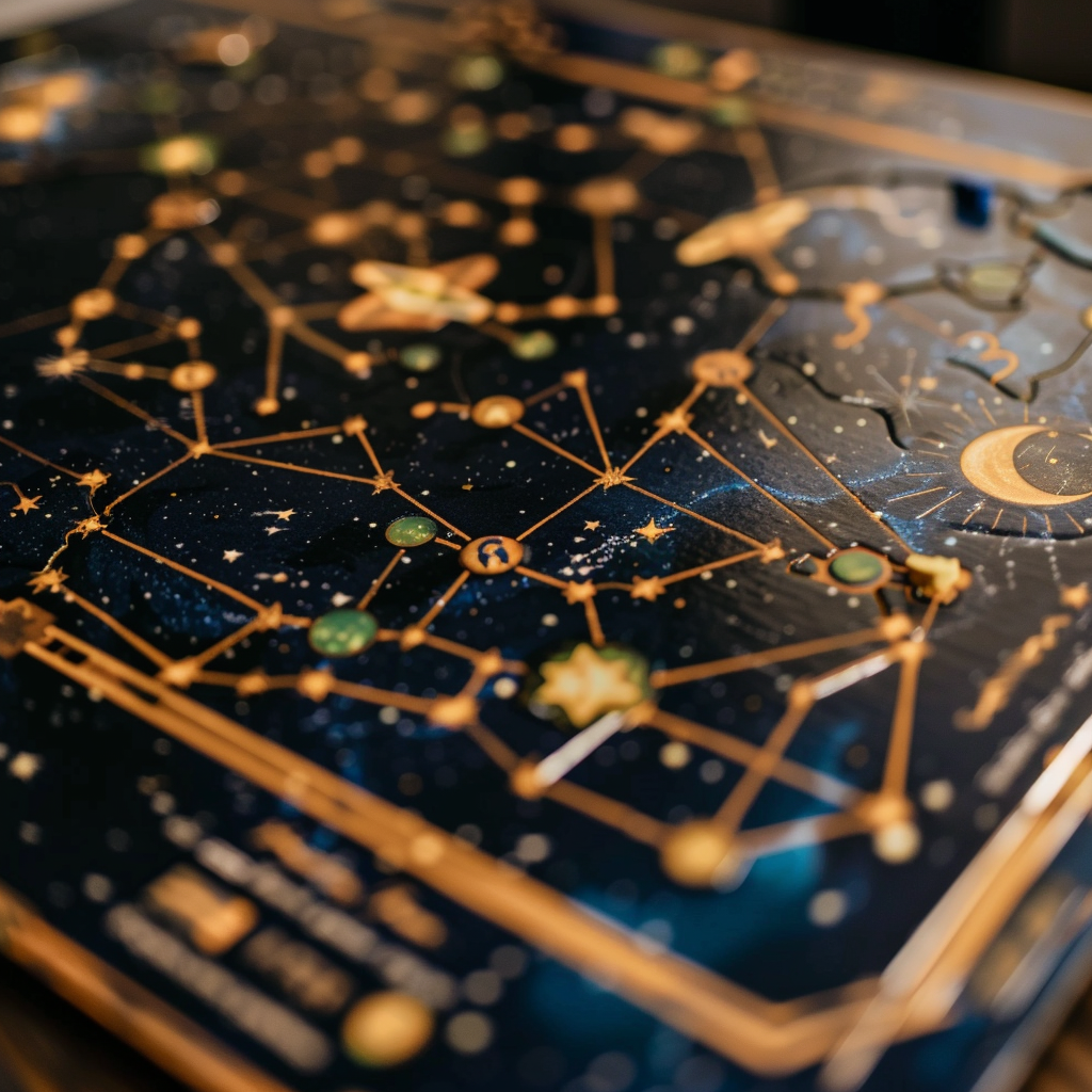 Constellation Board Game Illustration