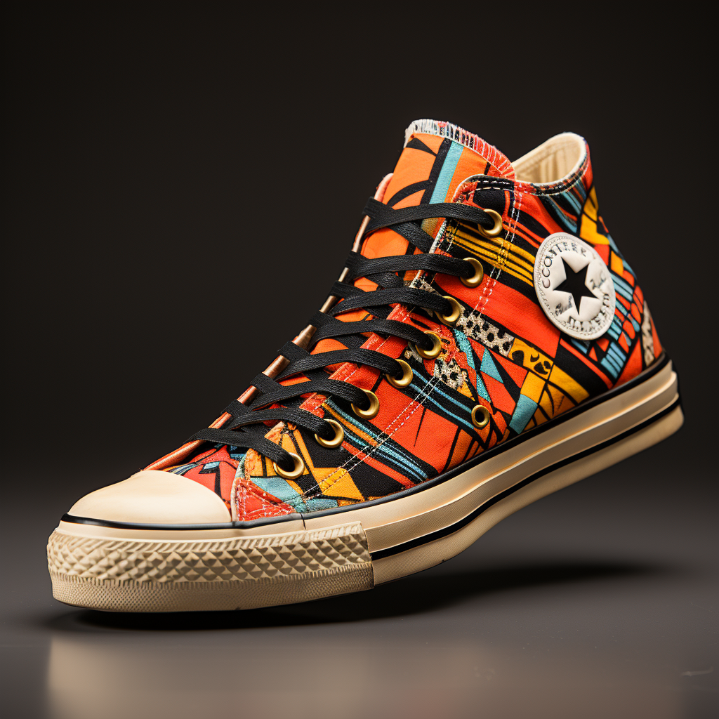 Fashionable Converse Allstar with African Patterns