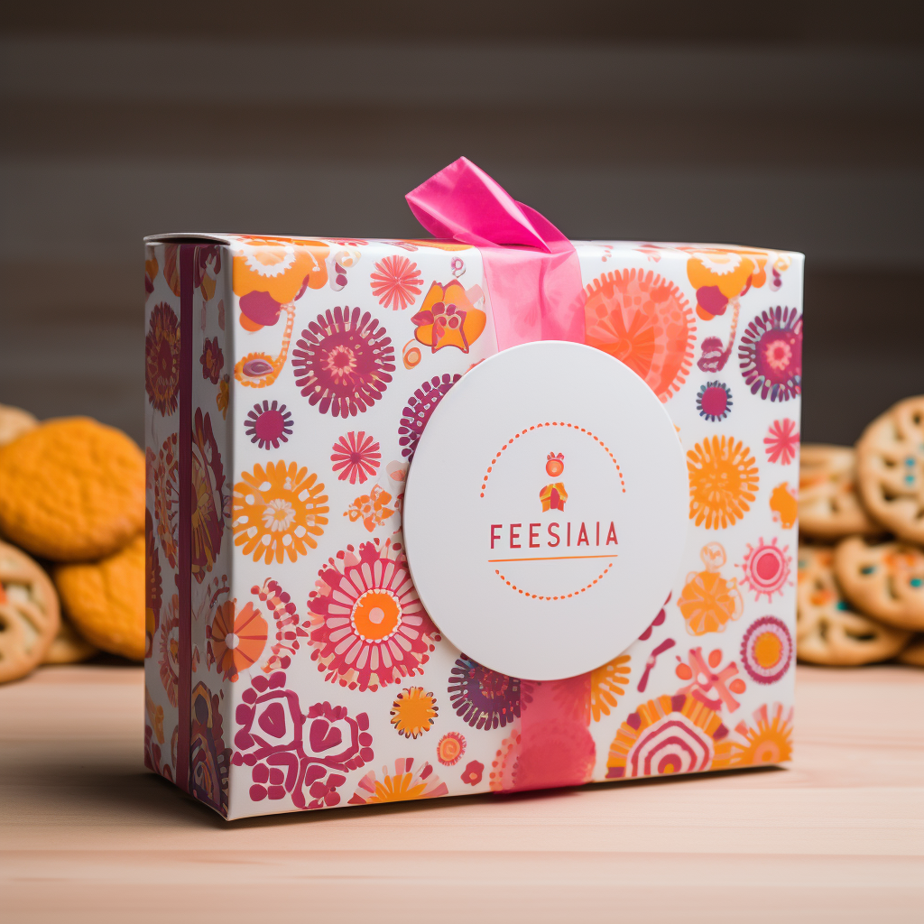 Colorful Cookie Box Package Design