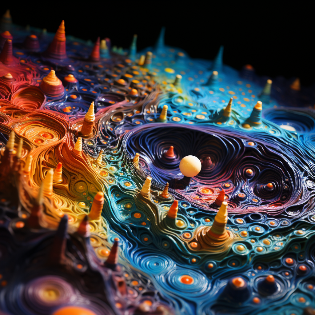 Mesmerizing 3D odyssey of reincarnation art