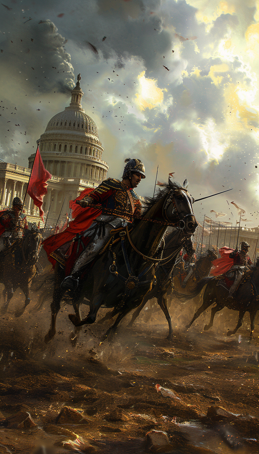 Cossack assault on the Capitol