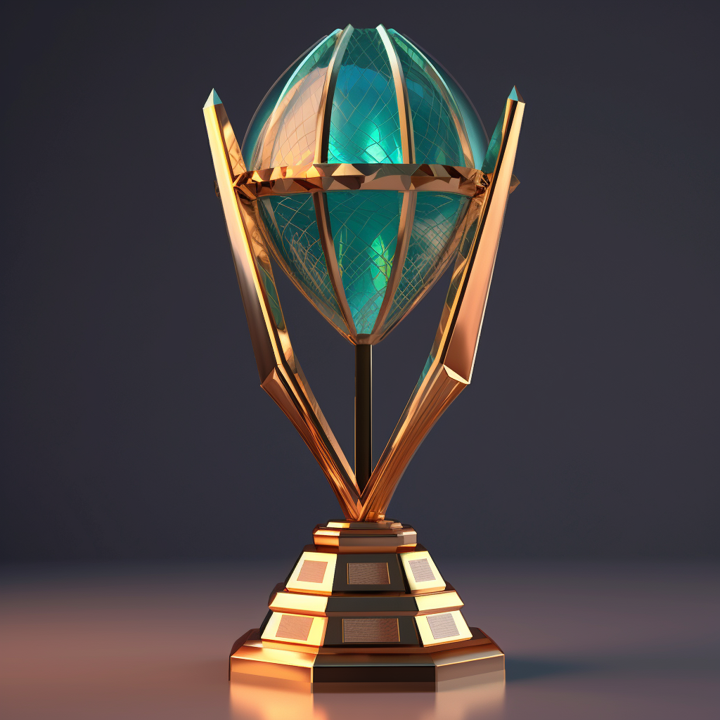 Stunning Cricket World Cup 2023 Trophy design