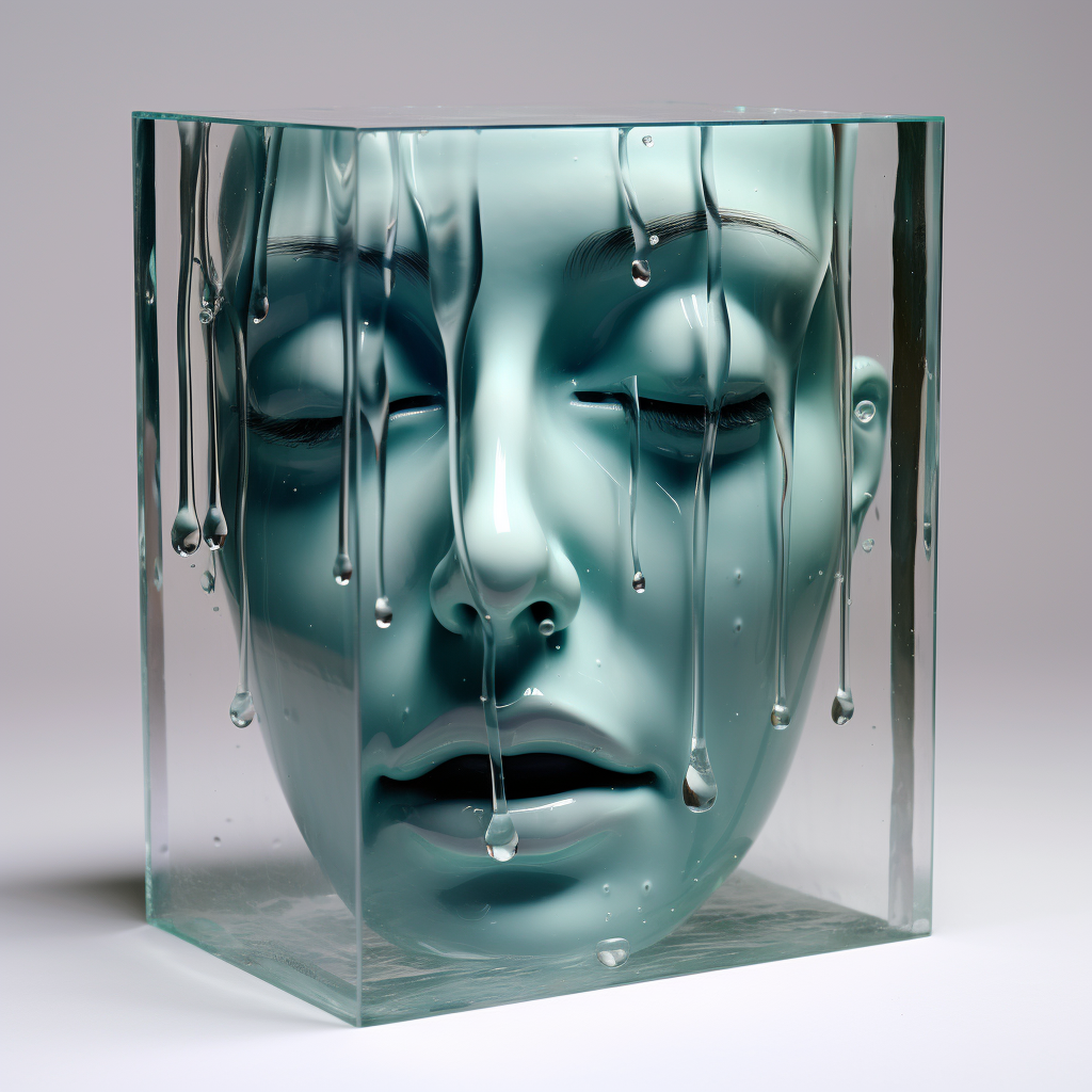 Transparent 3D Box Emotional Scene