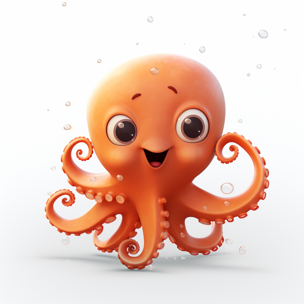 High-quality cute octopus icon