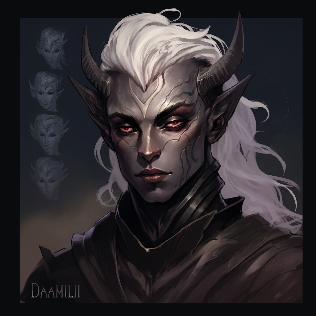 Dark Elf Male Adoptable Headshot