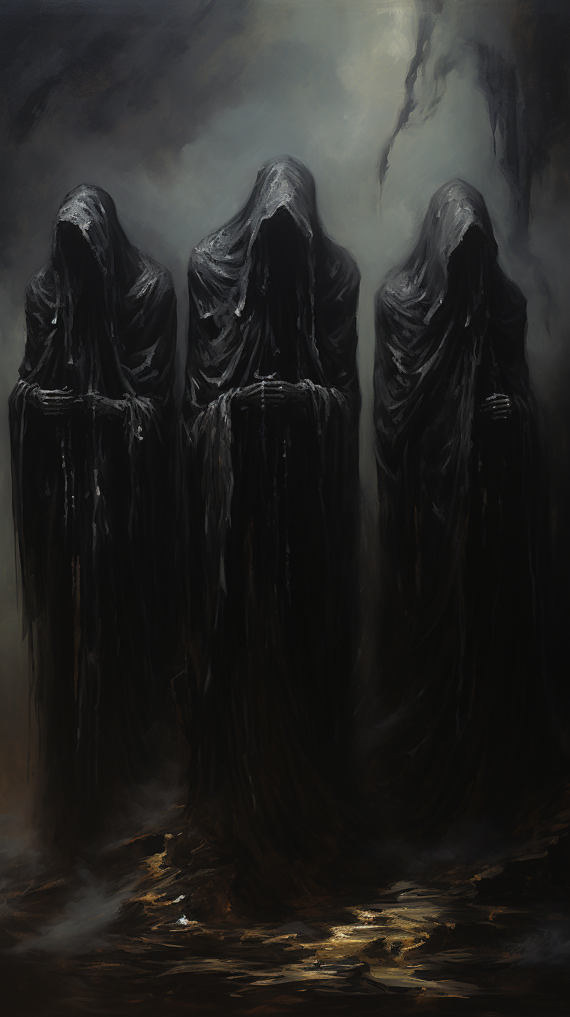 Dark fantasy dementors at Askaban