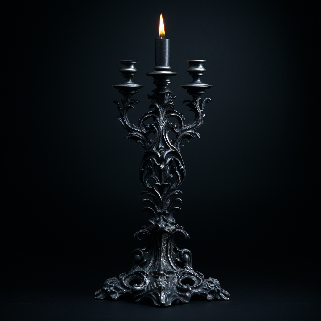 Dark Candlestick Ornamentic