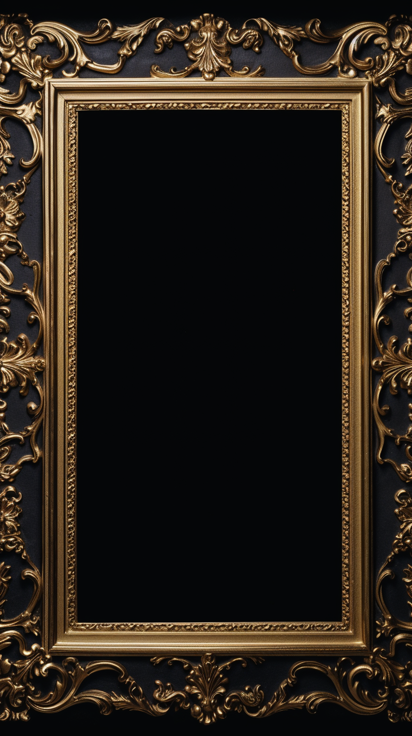 Decorative black film frame enhances visuals.