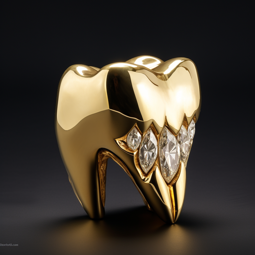 Golden dental shape image