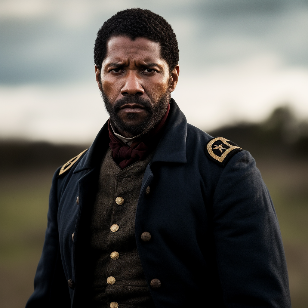 Union Army Soldier Denzel Washington