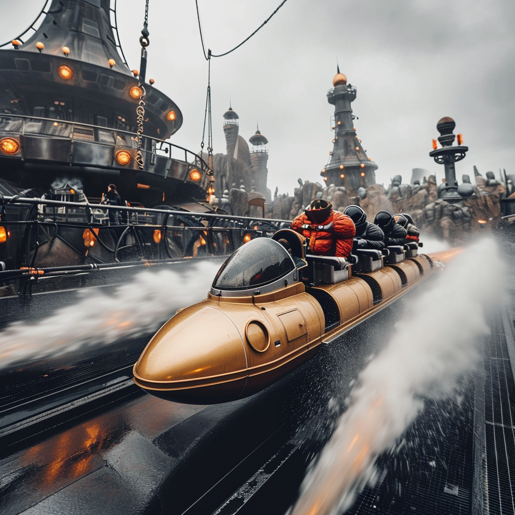 Dismaland Space Mountain Ride