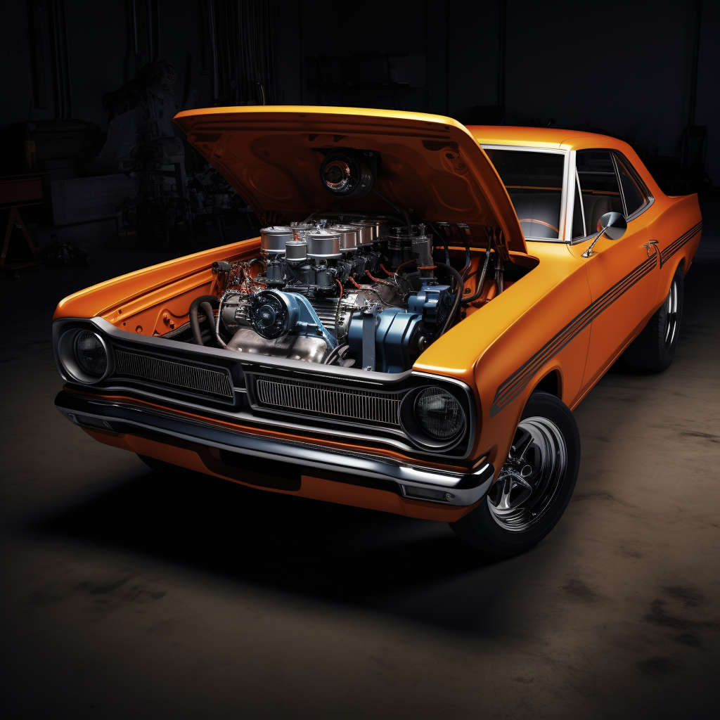 High-performance Tigershark engine in Dodge Dart