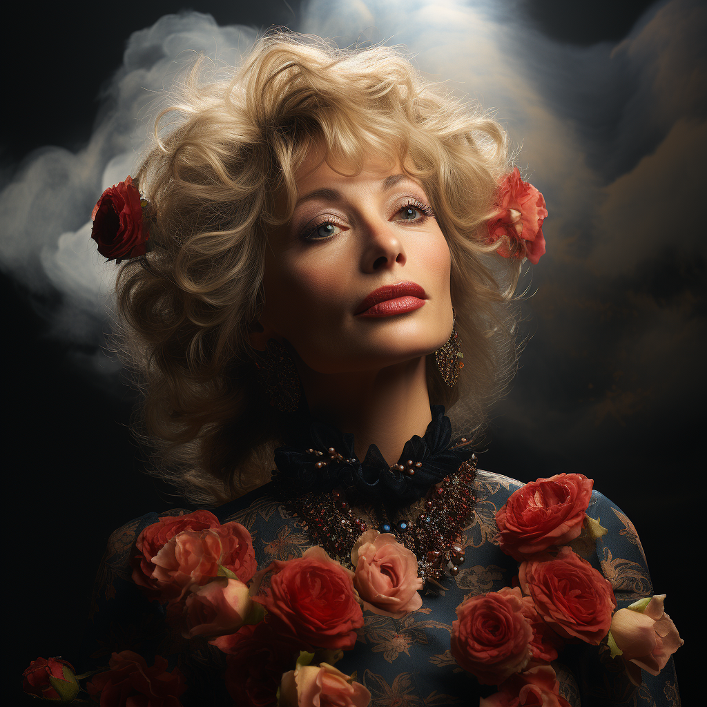 Dolly Parton photographed with Hasselblad H6D-400C