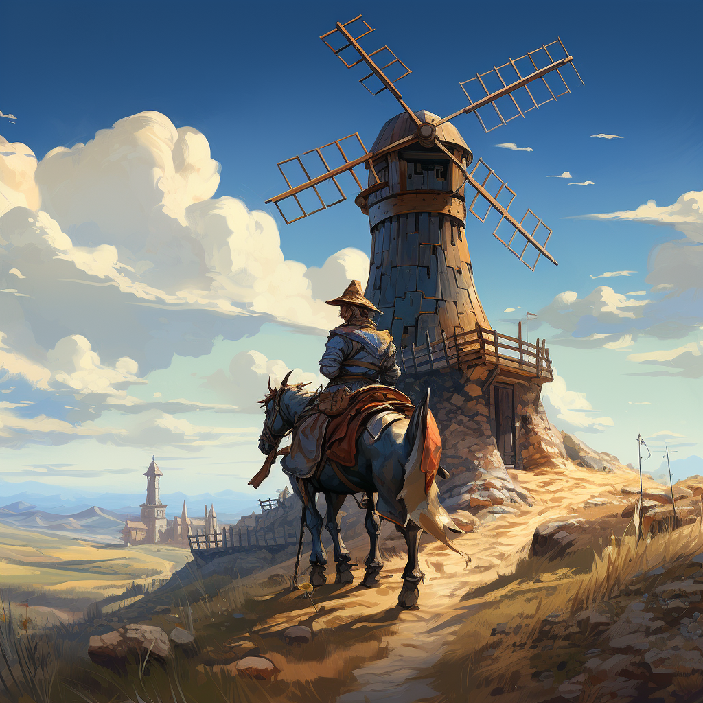 Inspiring Don Quijote Keep Going Image