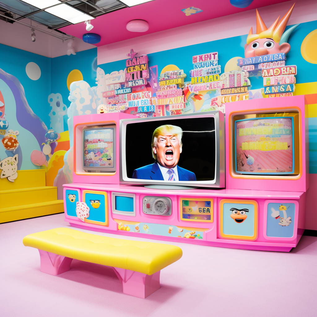 Donald Trump on Japanese Game Show laughing