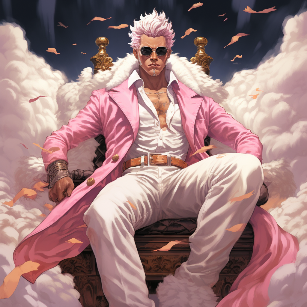 Donquixote Doflamingo, the notorious pirate captain.