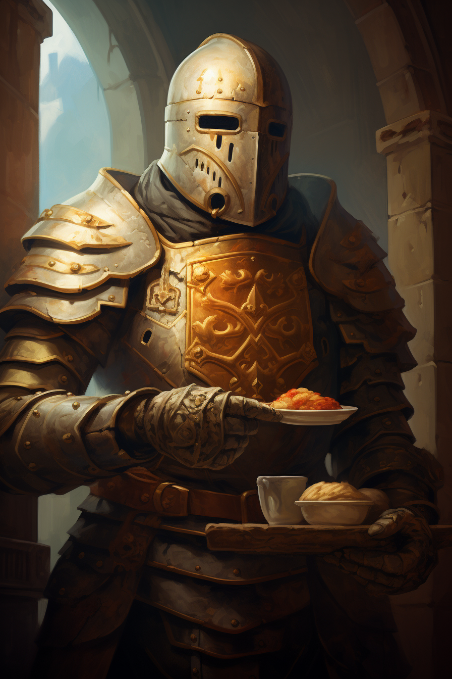 Dough Knight in Grimdark and Ornate Armor