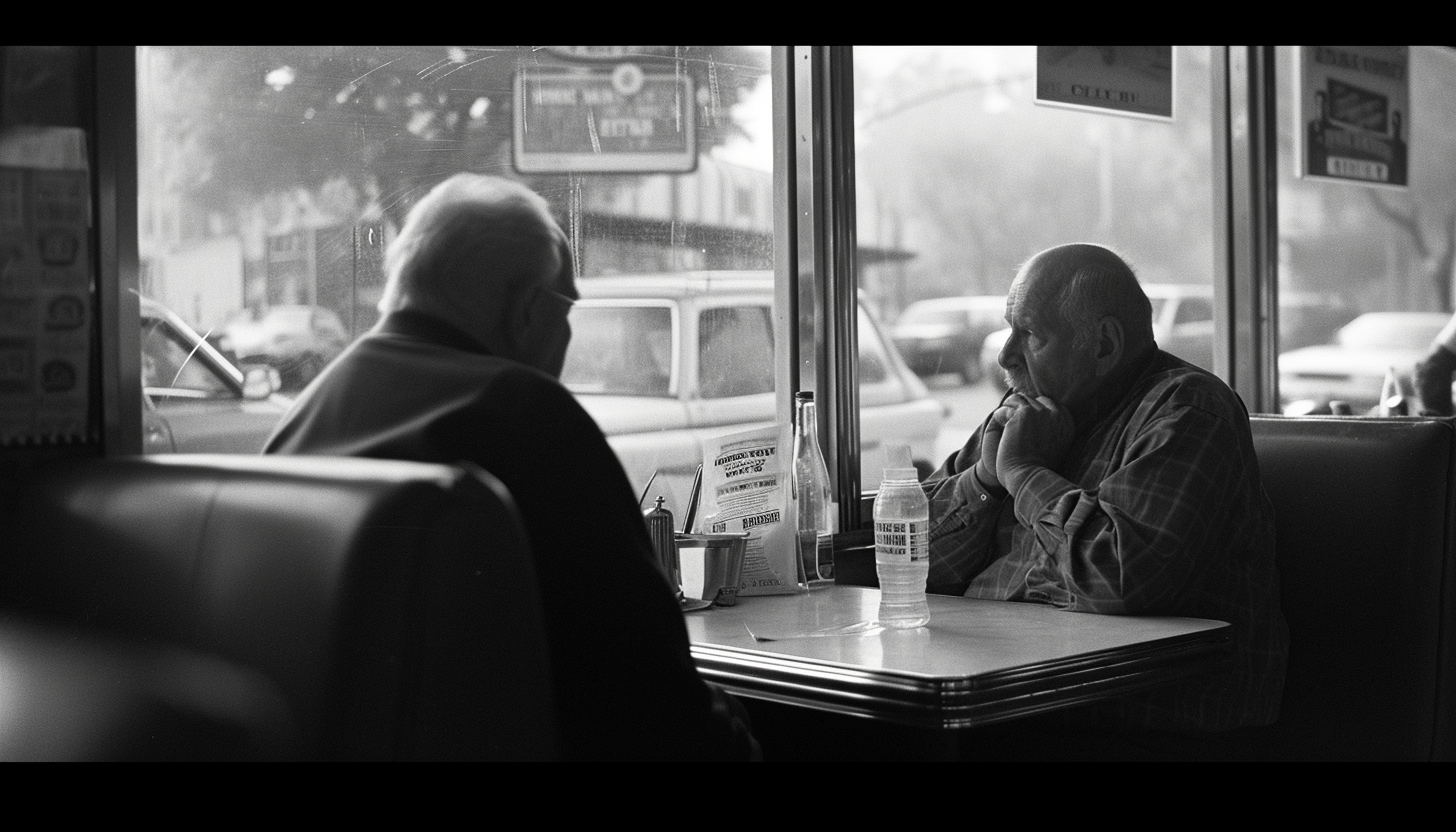 Edward Meechum Diner Conversation Unseen Visitors