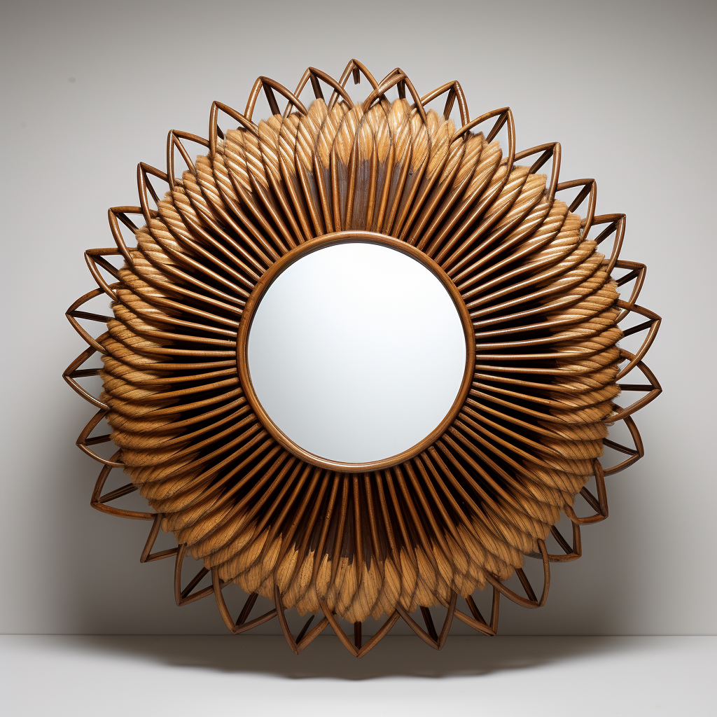 Egyptian Raffia Maadili Mirror Piece Design