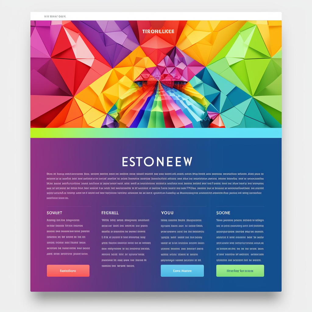 Rainbow Flag Electronic Newsletter Template