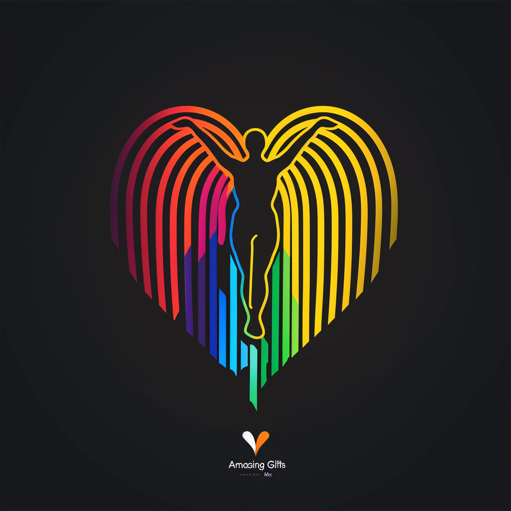 Elegant LGBT store logo design