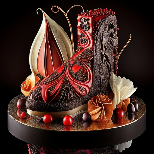 Elegant Murano Crystal Cake